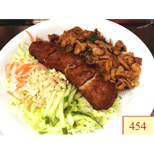454. BÚN THỊT NƯỚNG, NEM NƯỚNG - VERMICELLI WITH GRILLED PORK & GRILLED MEAT BALL