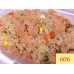 606. CƠM CHIÊN TÔM - SHRIMP FRIED RICE ( SHRIMP, PEAS, CARROTS & EGG)