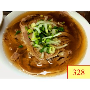 328. PHỞ NẠM - WELL-DON BEEF RICE NOODLE SOUP
