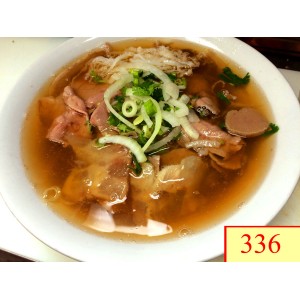 336. PHỞ ĐẶC BIỆT - SPECIAL ASSORTED BEEF RICE NOODLE SOUP