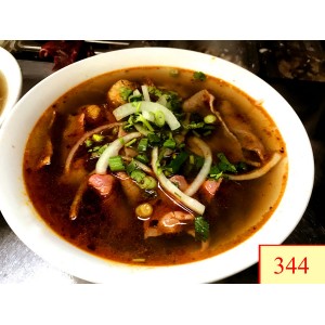 344. PHỞ THÁI - “THAI” STYLE RARE BEEF & SHRIMP RICE NOODLE SOUP