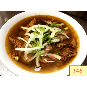 346. PHỞ HEO NƯỚNG - GRILL PORK RICE NOODLE SOUP